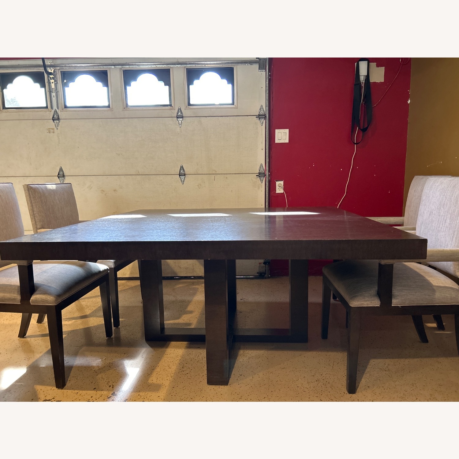Kreiss Sutton Square Dining Table with 8 Chairs - image-2