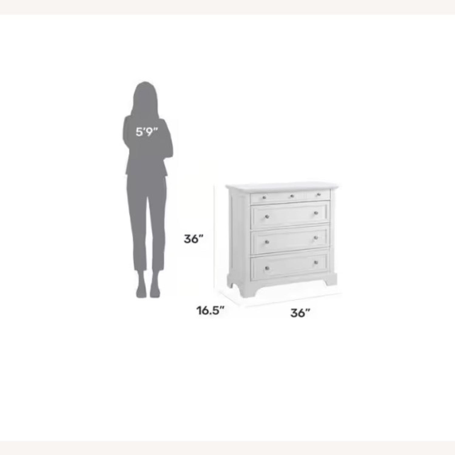 White Homestyles Dresser  - image-2