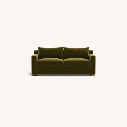 Used Interior Define Green Velvet Sleeper Sofa for sale on AptDeco