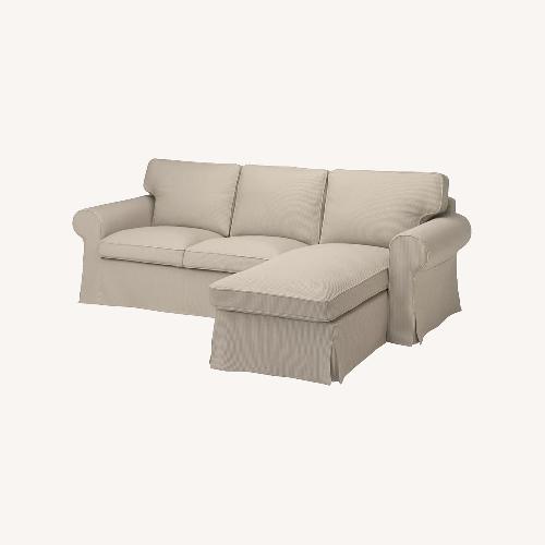 Used IKEA Uppland Natural Sofa with Chaise for sale on AptDeco