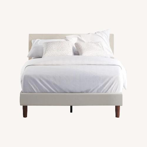 Used Zinus Shalini Upholstered Bedframe for sale on AptDeco