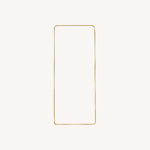 Used West Elm Streamline Rounded Edge Metal Floor Mirror for sale on AptDeco