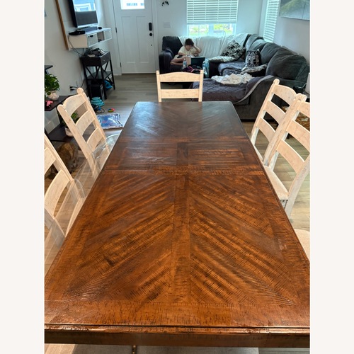 Used Ashley Valebeck Dining Set for sale on AptDeco