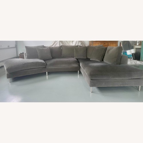Used Room & Board Modern Charcoal Sectional for sale on AptDeco