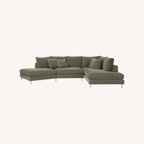Used Room & Board Modern Charcoal Sectional for sale on AptDeco