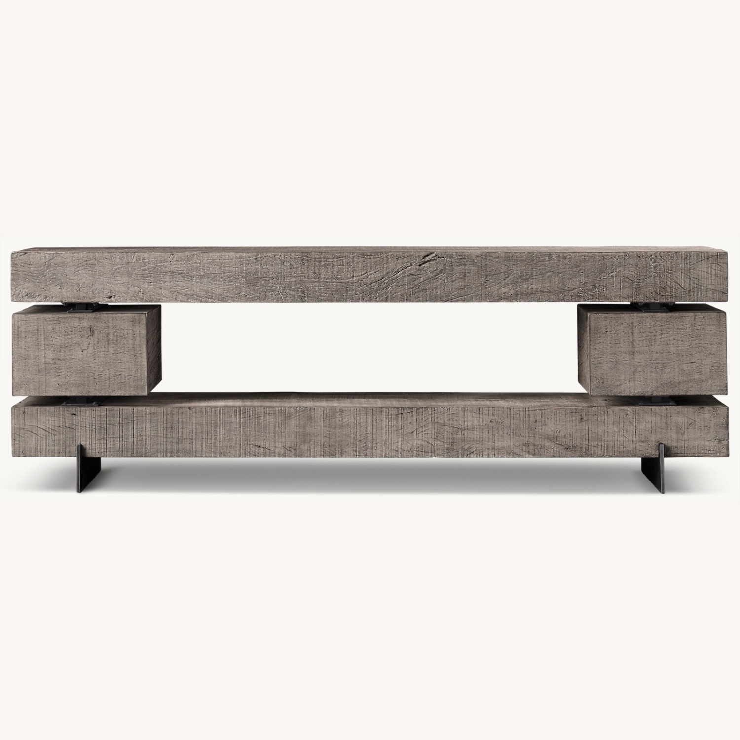 Restoration Hardware Monterey Open Media Console - image-0