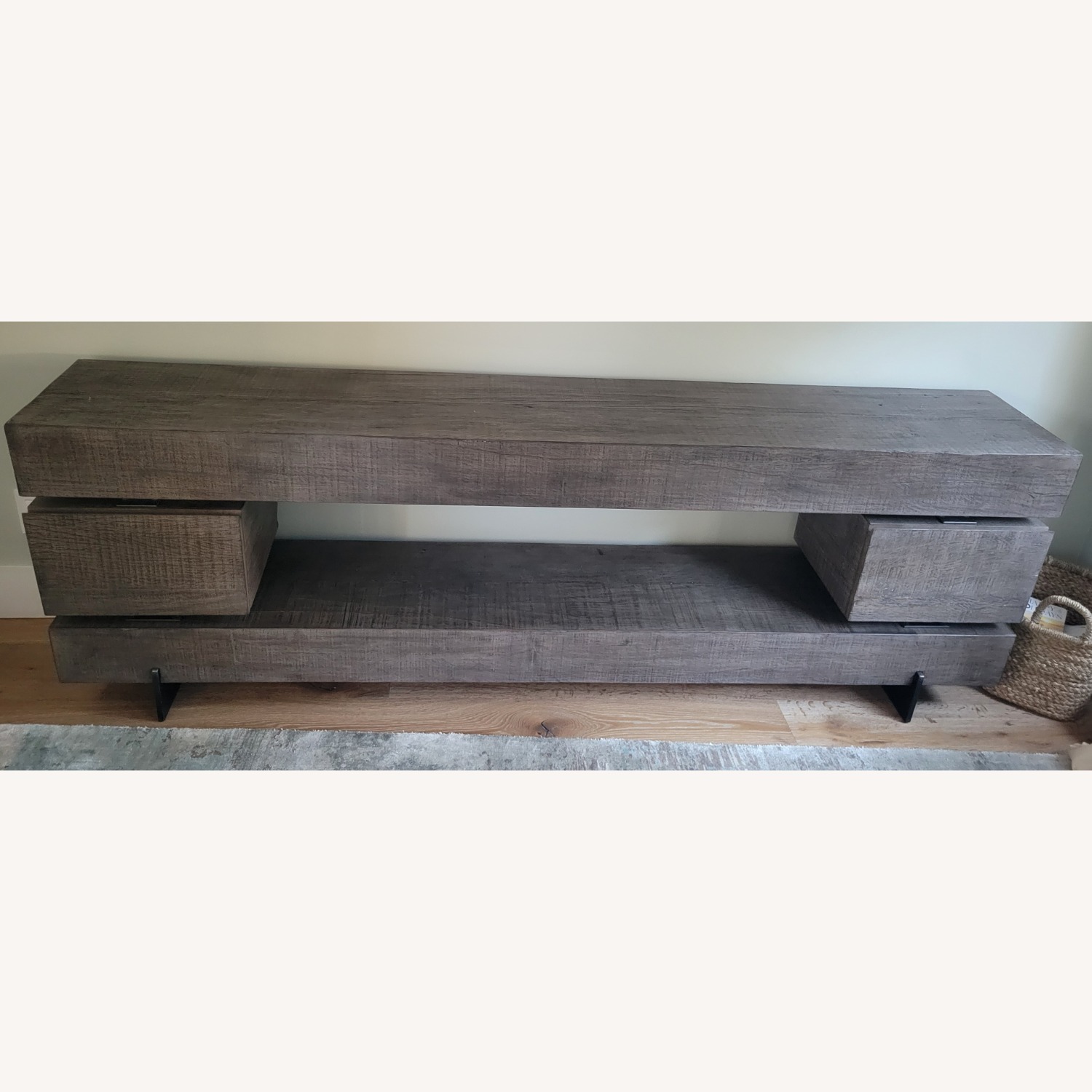 Restoration Hardware Monterey Open Media Console - image-1