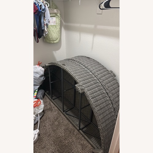 Used Outdoor Couch and Ottoman for sale on AptDeco