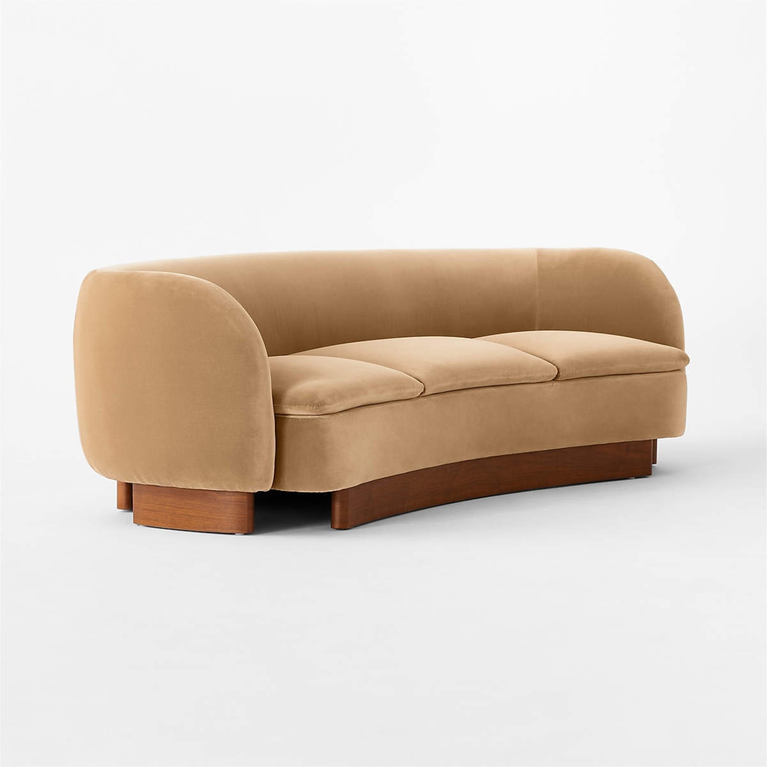 CB2 Muir Curved Couch - image-4