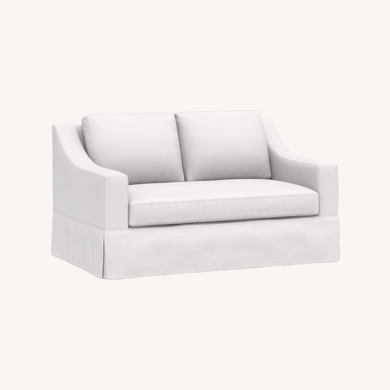 Pottery Barn York Slope Arm Slipcovered Sofa - image-0