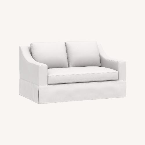 Used Pottery Barn York Slope Arm Slipcovered Sofa for sale on AptDeco
