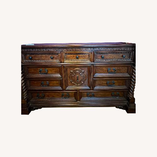 Used Mahogany Classic Wood Dresser  for sale on AptDeco