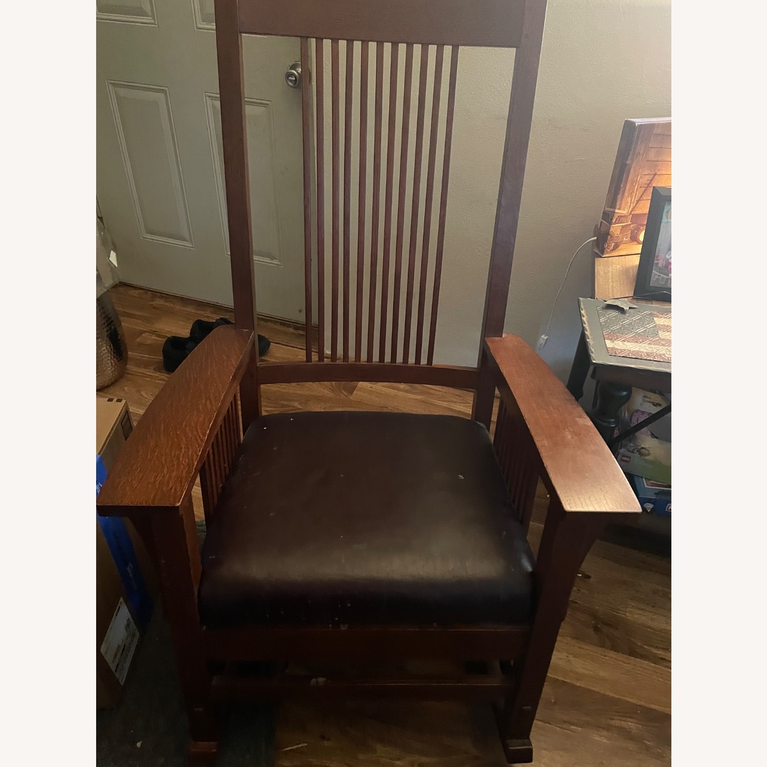 Stickley Rocker with Footstool - image-1