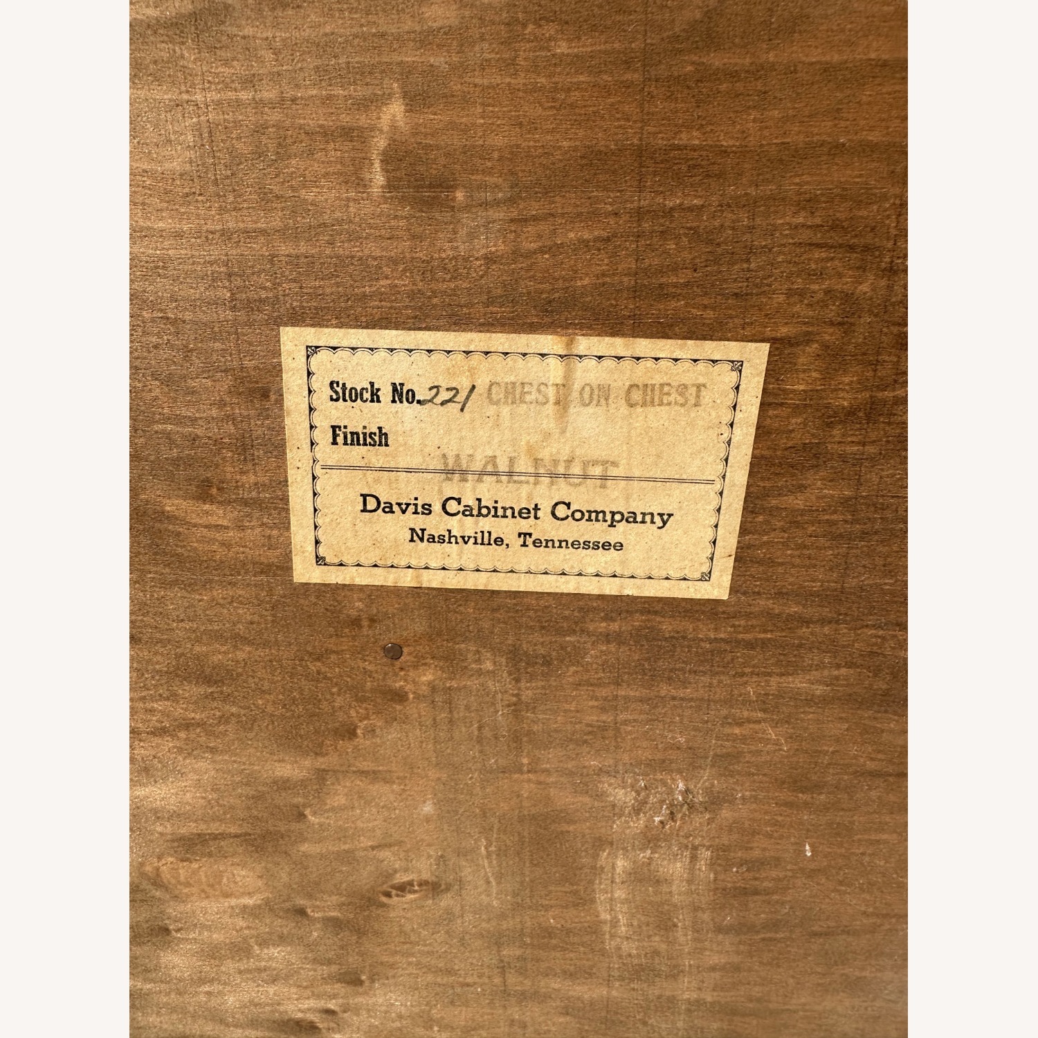 Davis Cabinet Company Solid Walnut - Chest - image-3