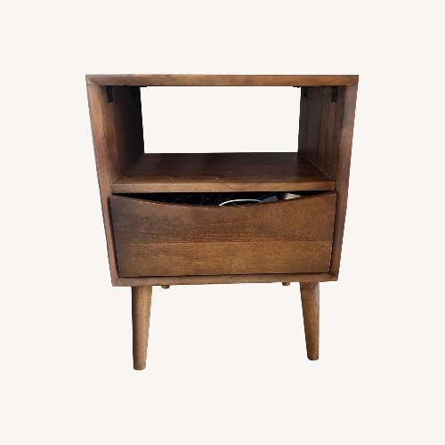 Used Wooden Nightstand with Drawer for sale on AptDeco