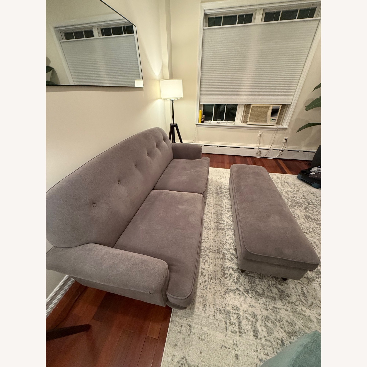 IKEA EssebodaCouch + Storage Ottoman - image-2