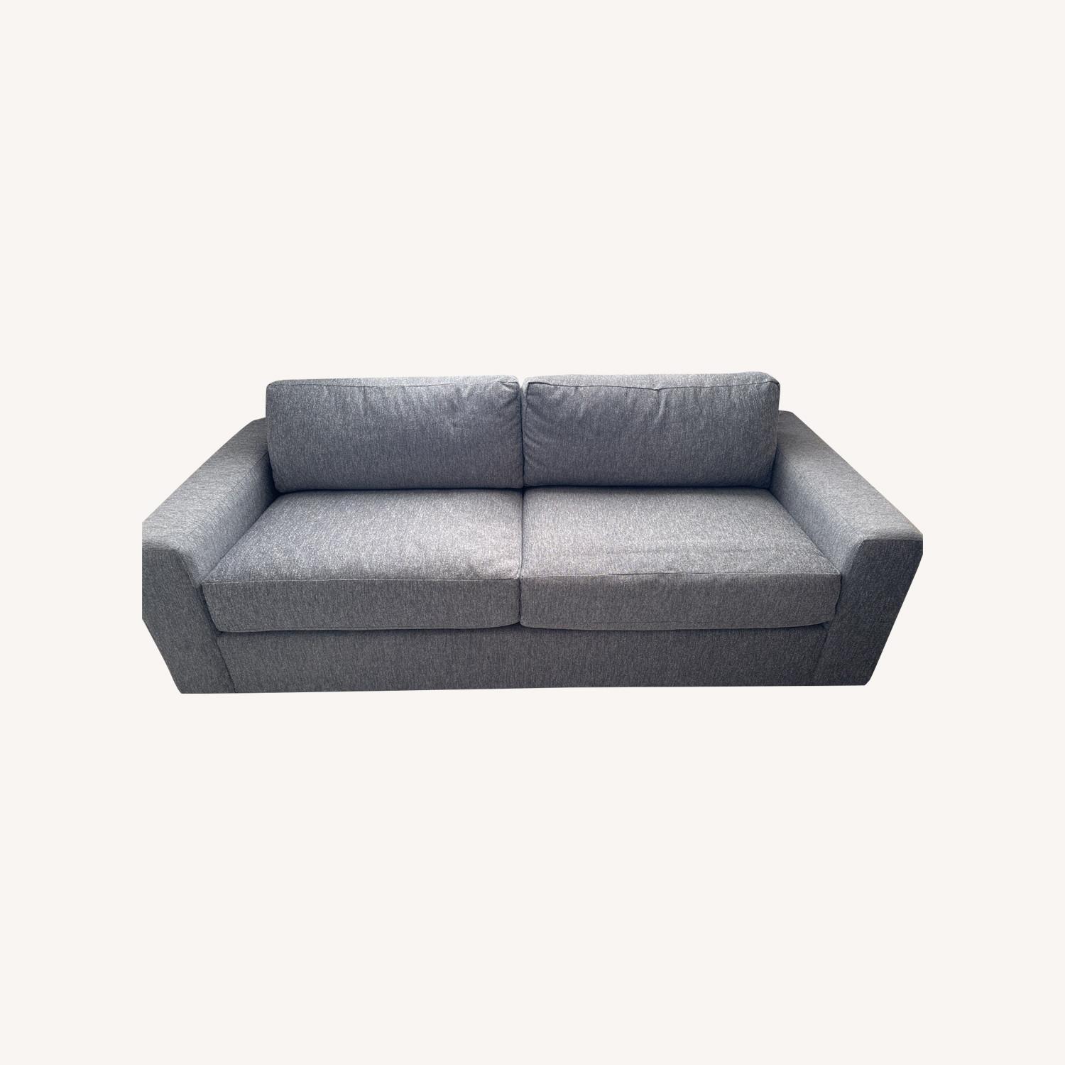 West Elm Graphite Urban Sleeper Sofa - image-0