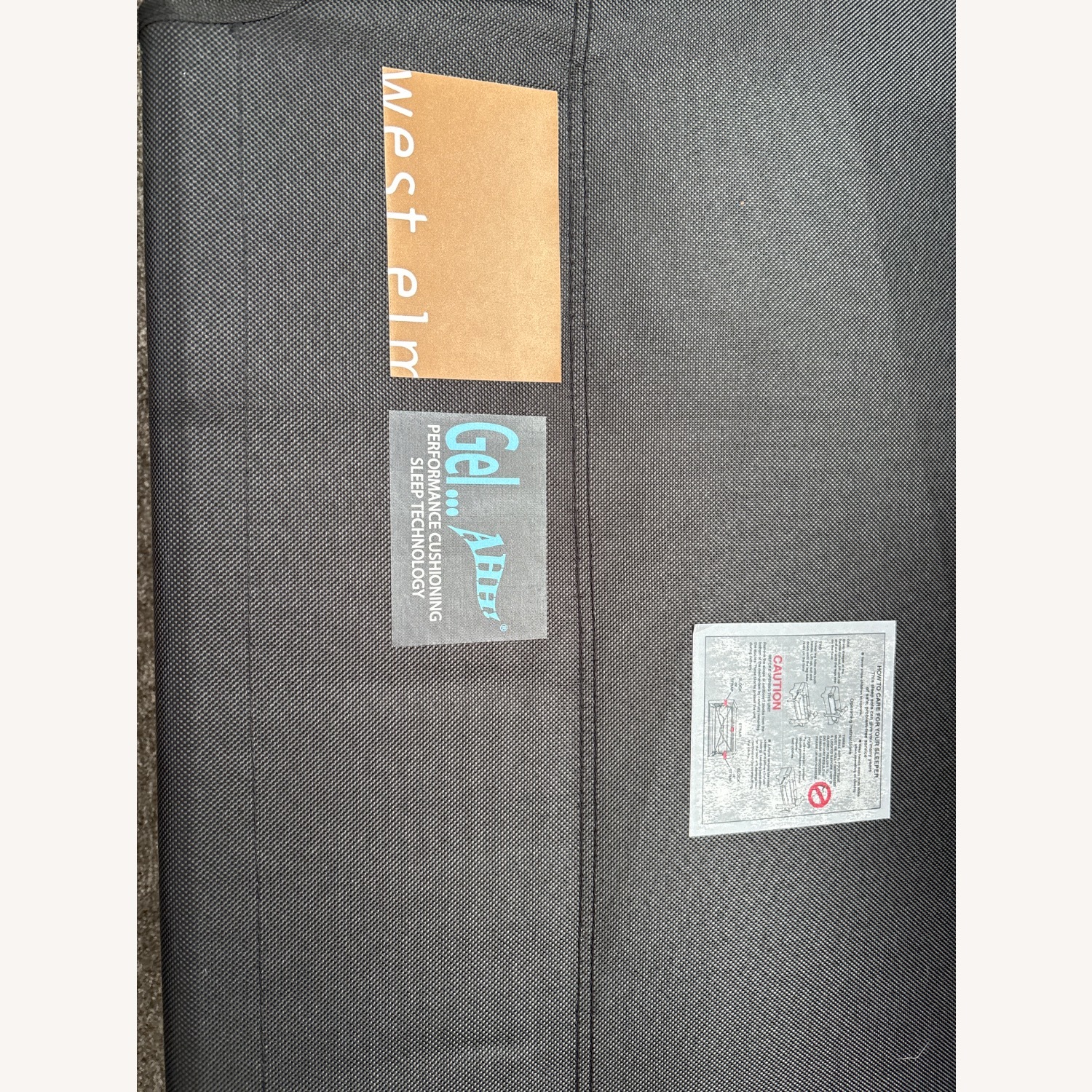 West Elm Graphite Urban Sleeper Sofa - image-2