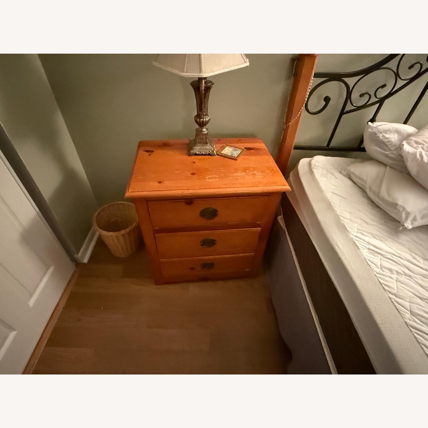  Real Wood Nightstand - image-3