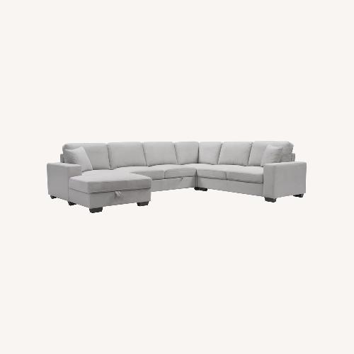Used  Milo 4-Piece Media Sleeper Sectional for sale on AptDeco