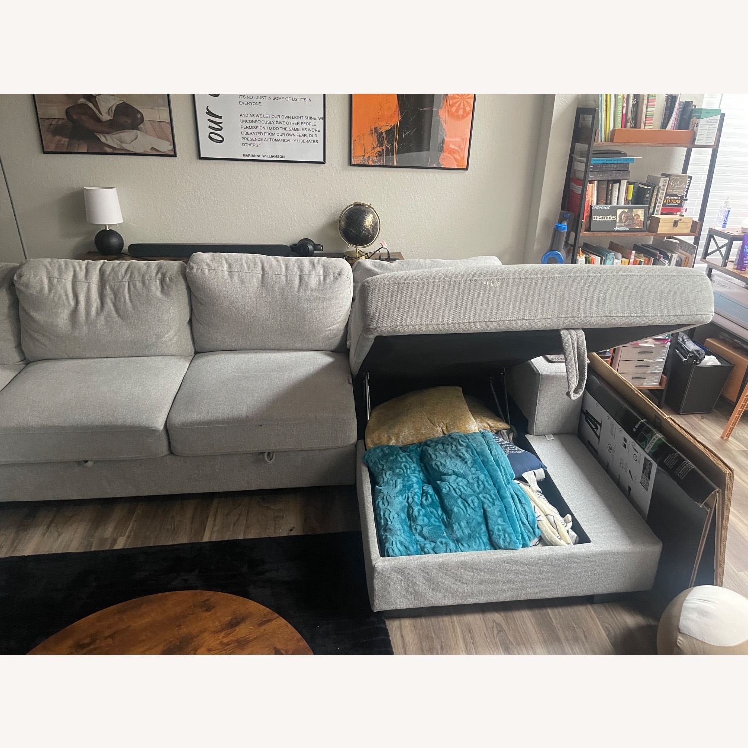  Milo 4-Piece Media Sleeper Sectional - image-6