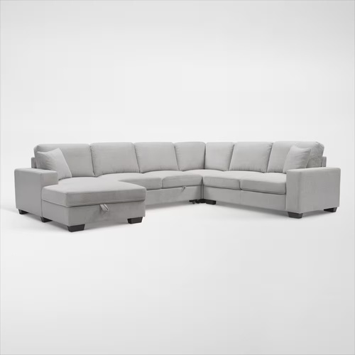 Used  Milo 4-Piece Media Sleeper Sectional for sale on AptDeco