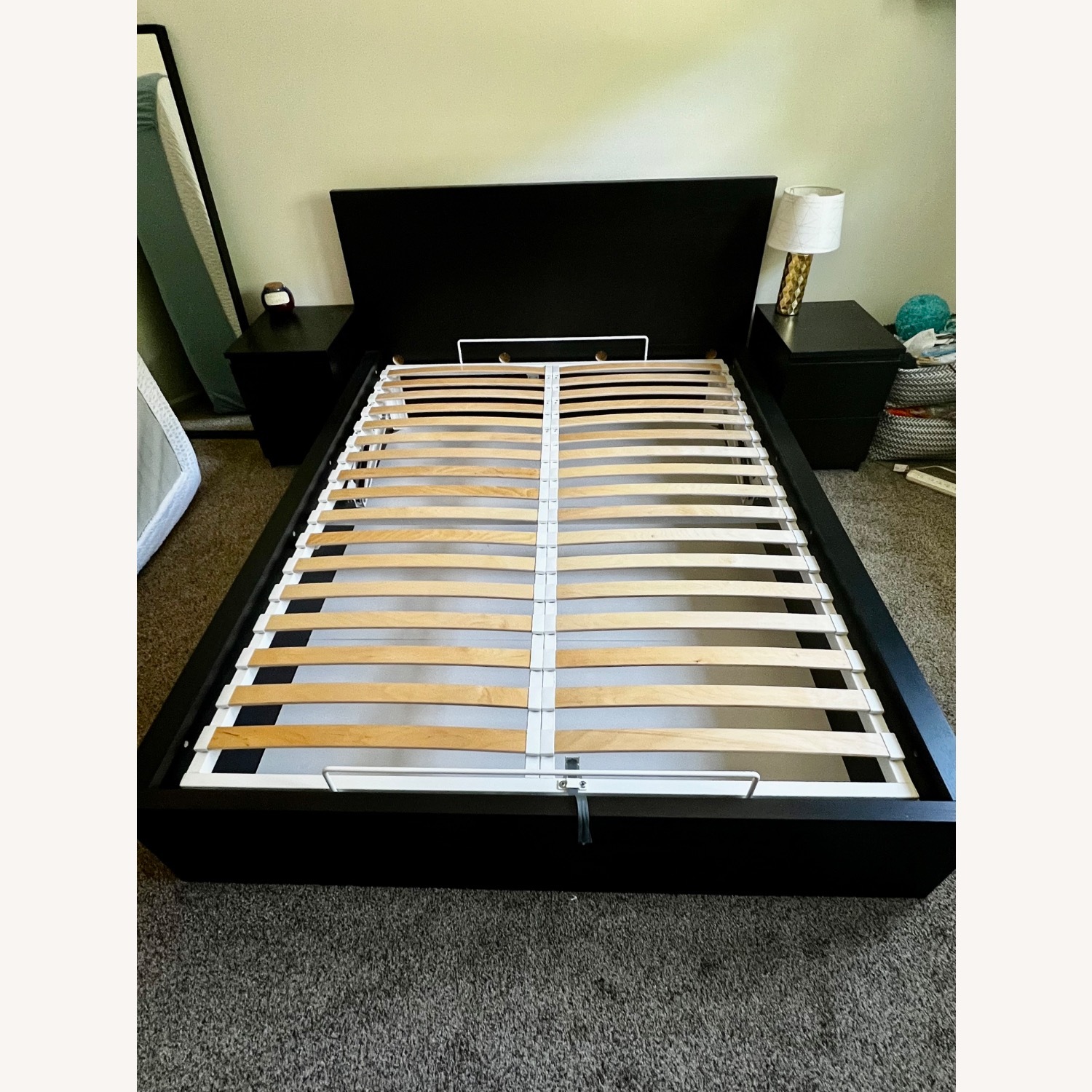 IKEA Malm Queen Storage Bed Black - image-2