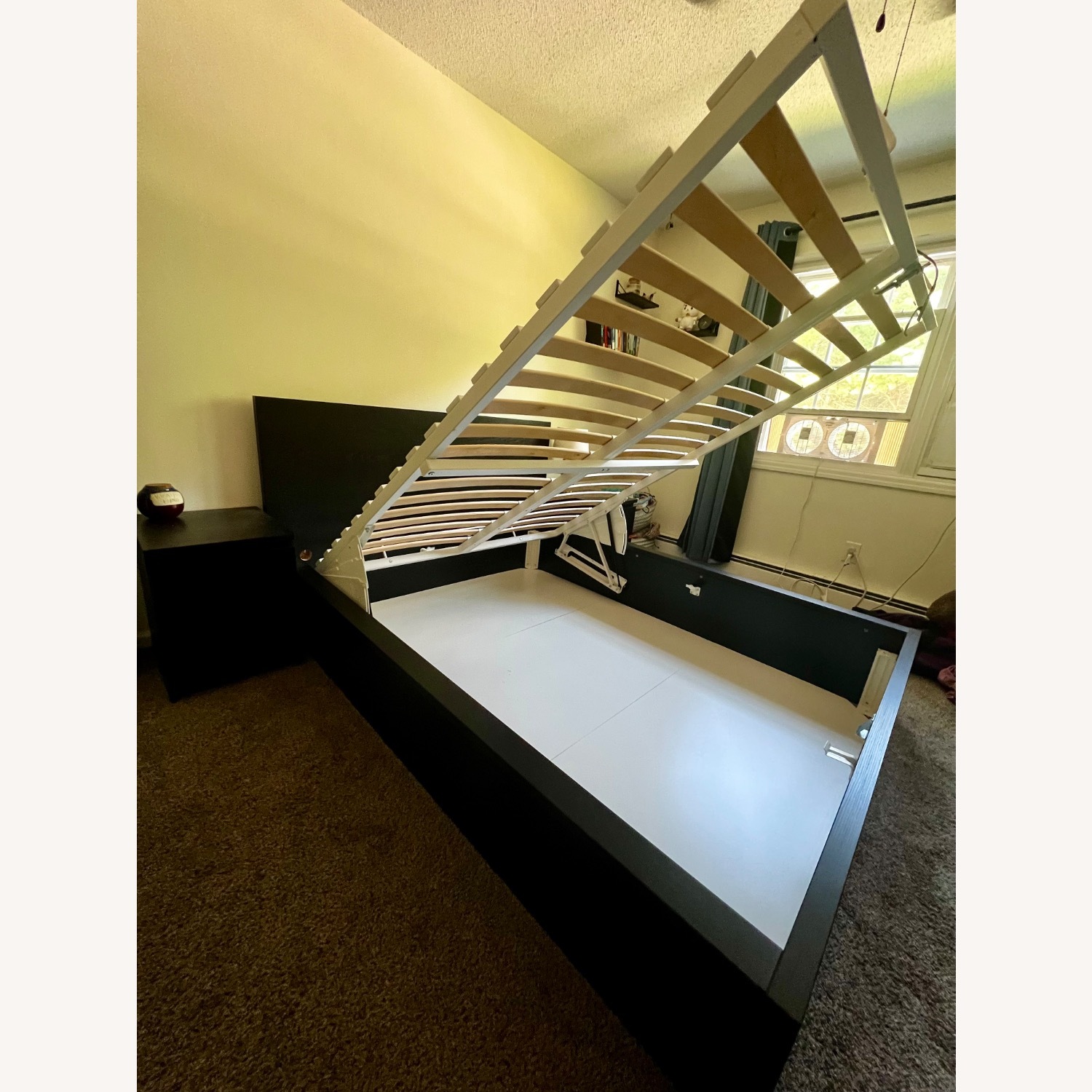 IKEA Malm Queen Storage Bed Black - image-3