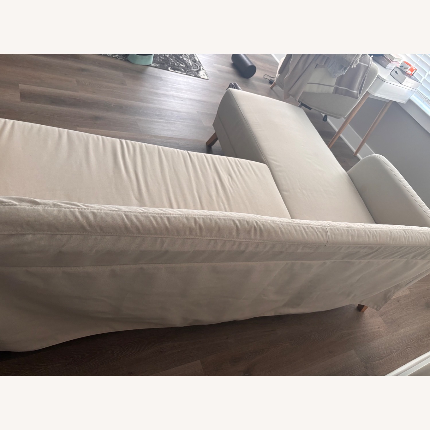 IKEA LINANÄS Sofa with Chaise/VISSLE Beige - image-5