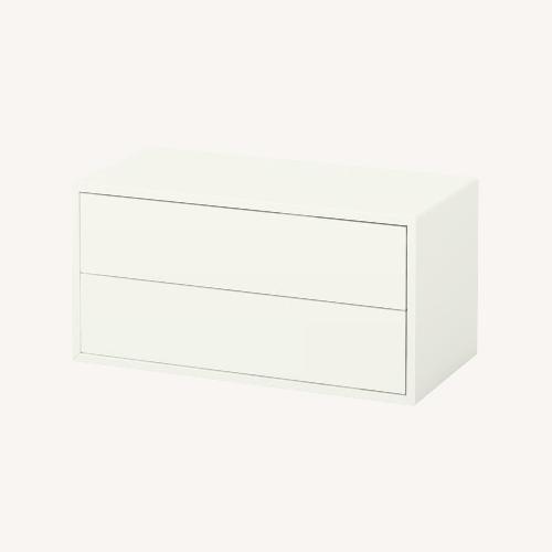 Used IKEA White Storage Media Cabinet Dresser  for sale on AptDeco
