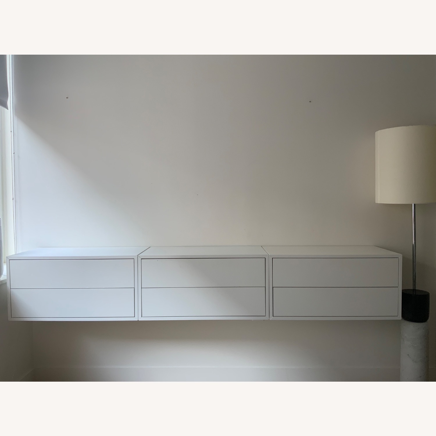 IKEA White Storage Media Cabinet Dresser - image-0