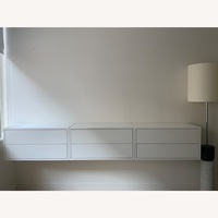 IKEA White Storage Media Cabinet Dresser 