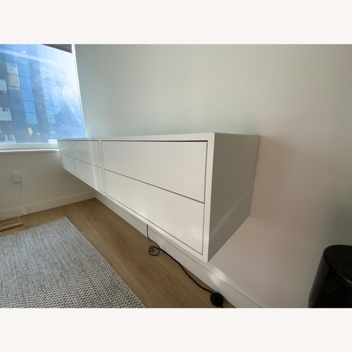 Used IKEA White Storage Media Cabinet Dresser for sale on AptDeco