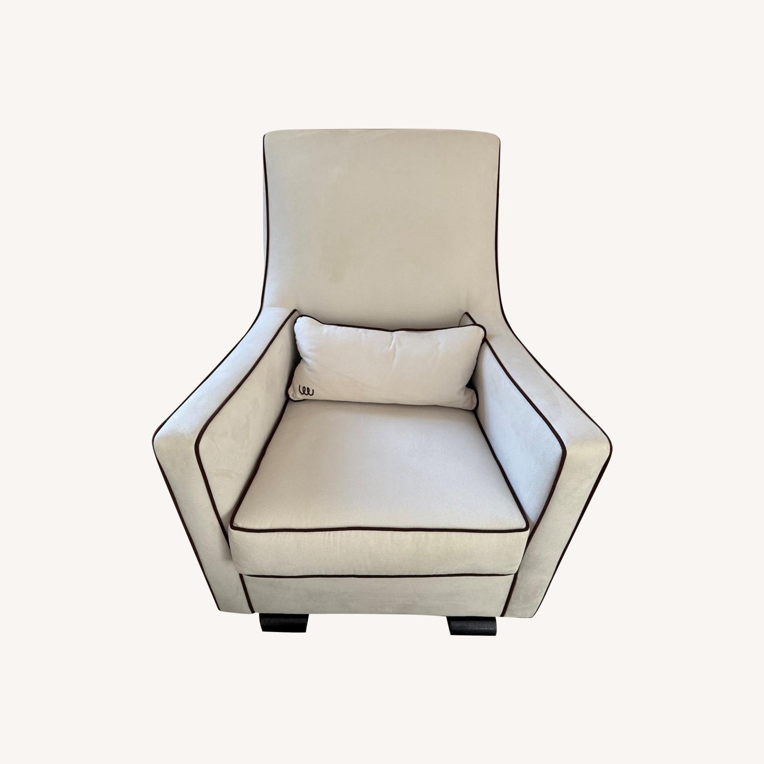 Monte Upholstered Glider Chair And Ottoman  - image-0