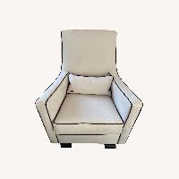 Monte Upholstered Glider Chair And Ottoman 