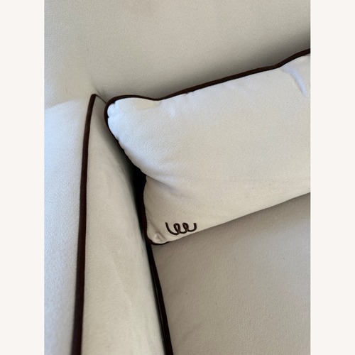 Used Monte Upholstered Glider Chair And Ottoman  for sale on AptDeco