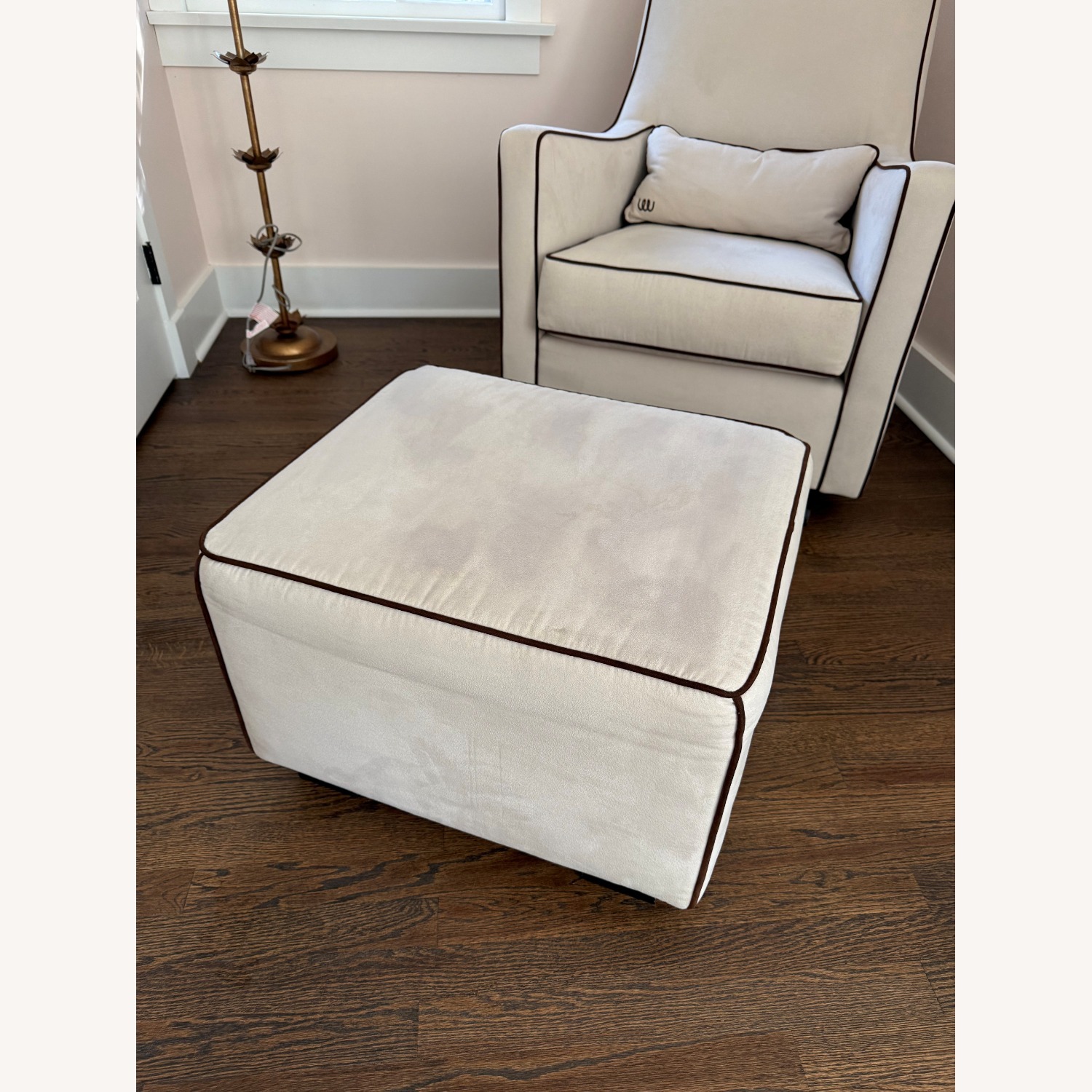 Monte Upholstered Glider Chair And Ottoman  - image-10