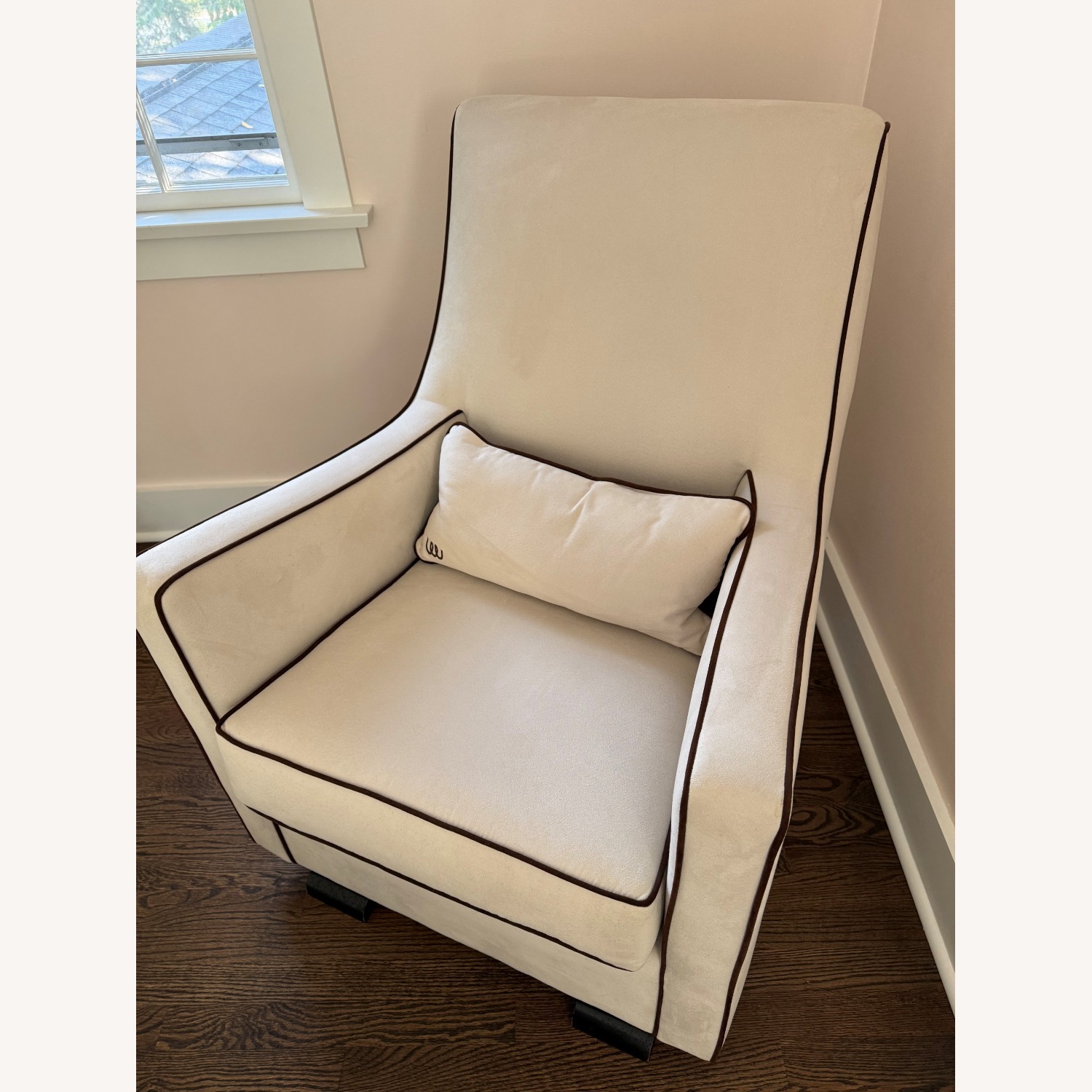 Monte Upholstered Glider Chair And Ottoman  - image-9