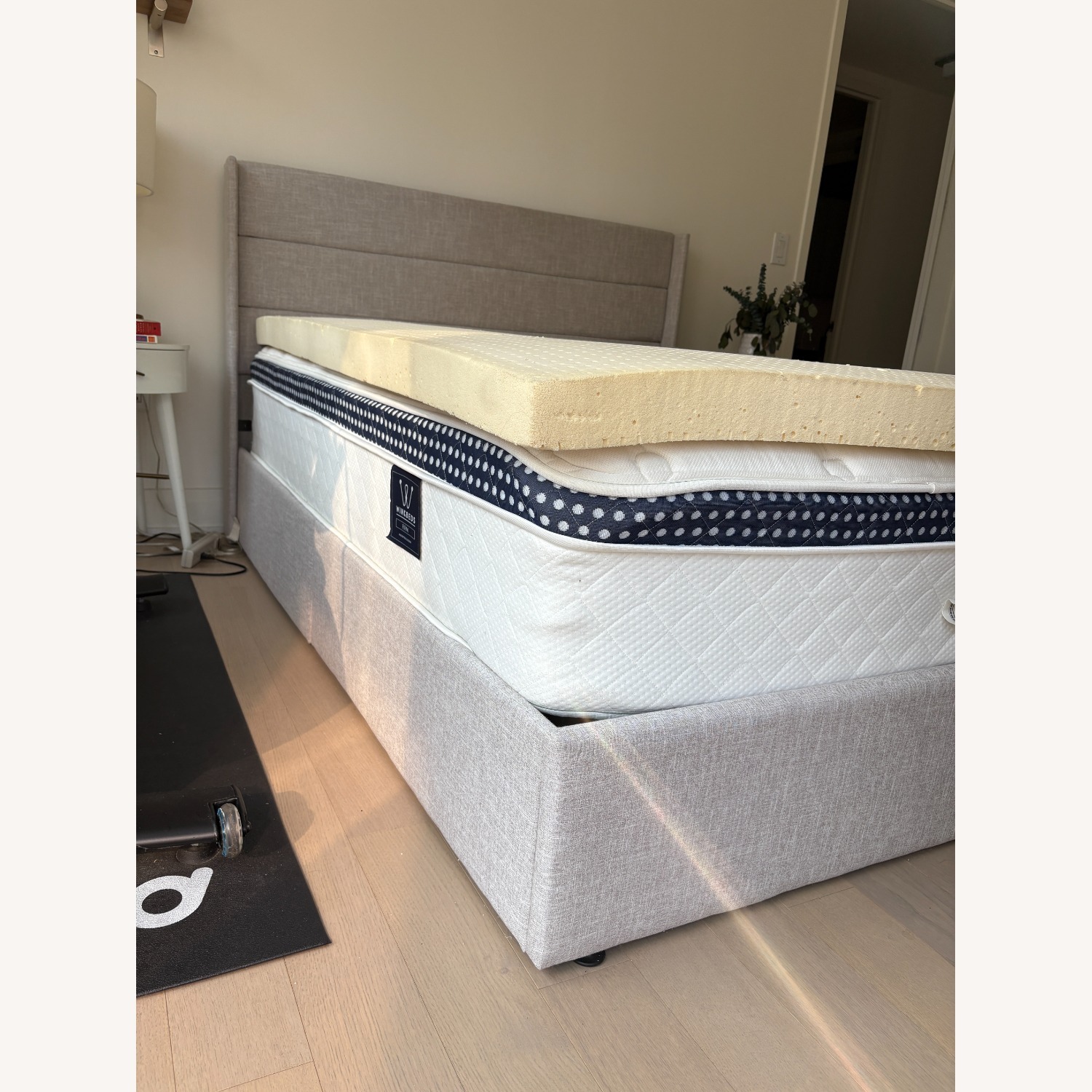 Verdugo Hydraulic Lift Up Storage Upholstered Platform Bed By Mercury Row, Greige - image-2