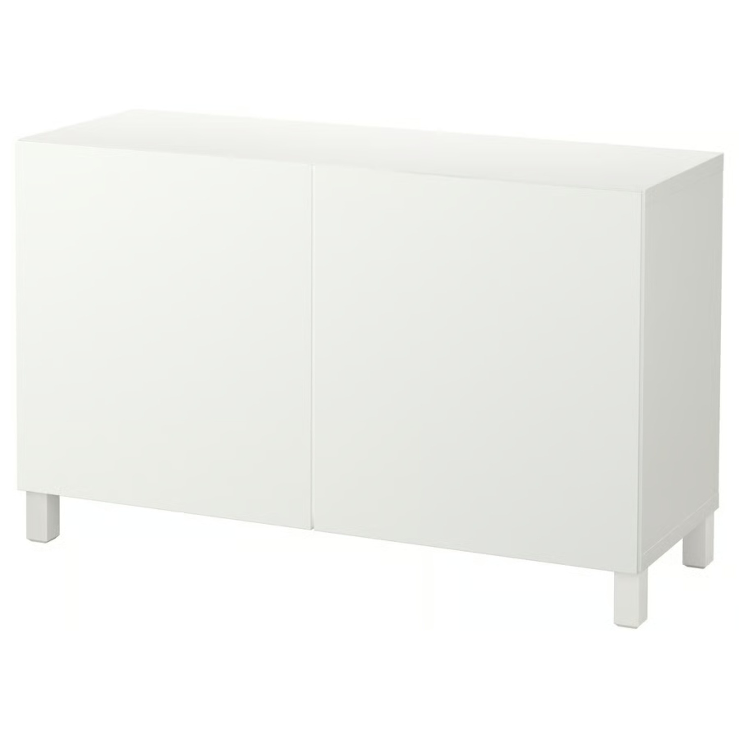 IKEA Besta White TV Stand with Storage - image-4