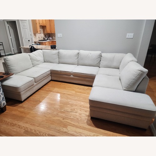Used 3 piece Sectional Sofa With Pull Out Bed for sale on AptDeco