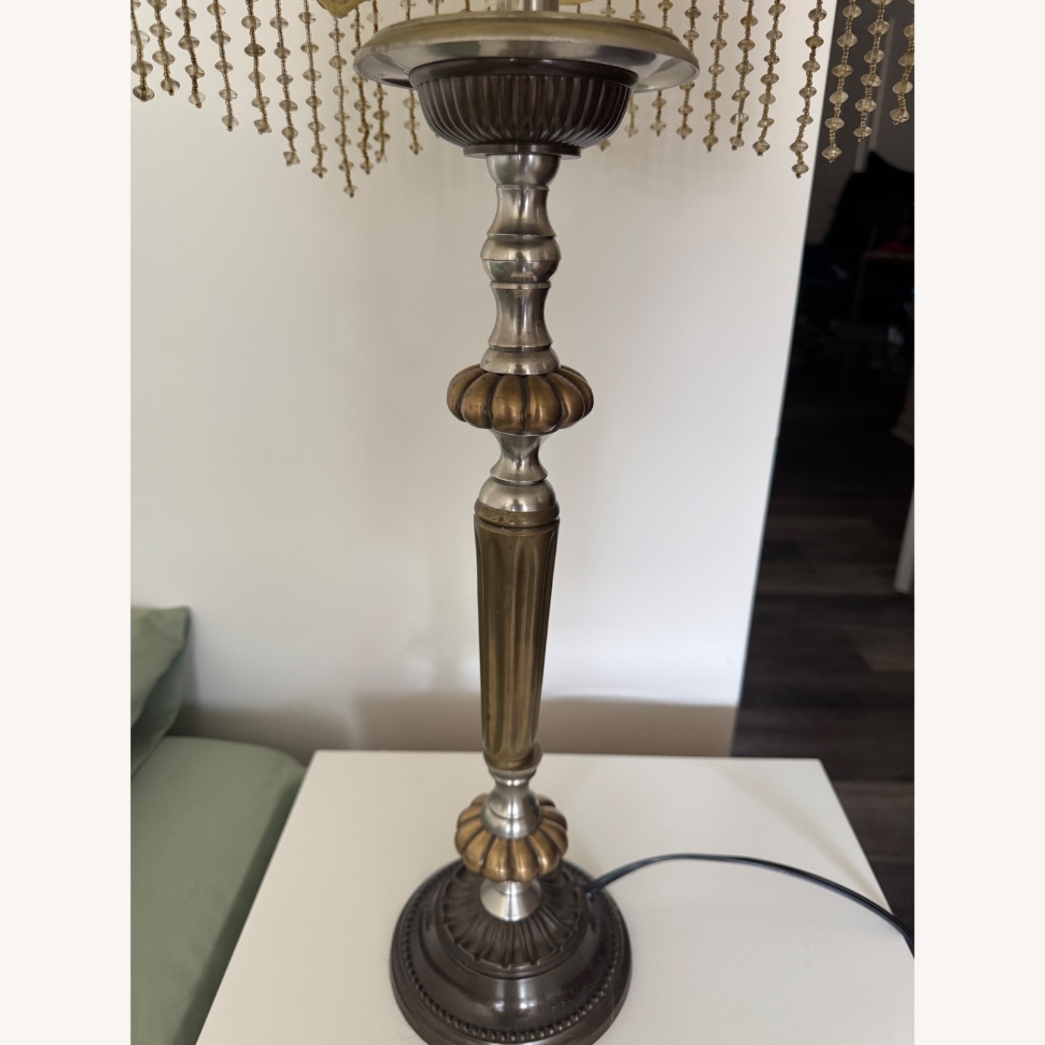 Vintage Fringe Table Lamp - image-3