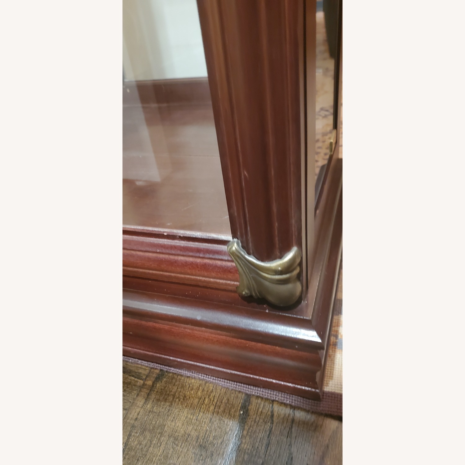 Tall Slim Curio China Display Cabinet - image-5