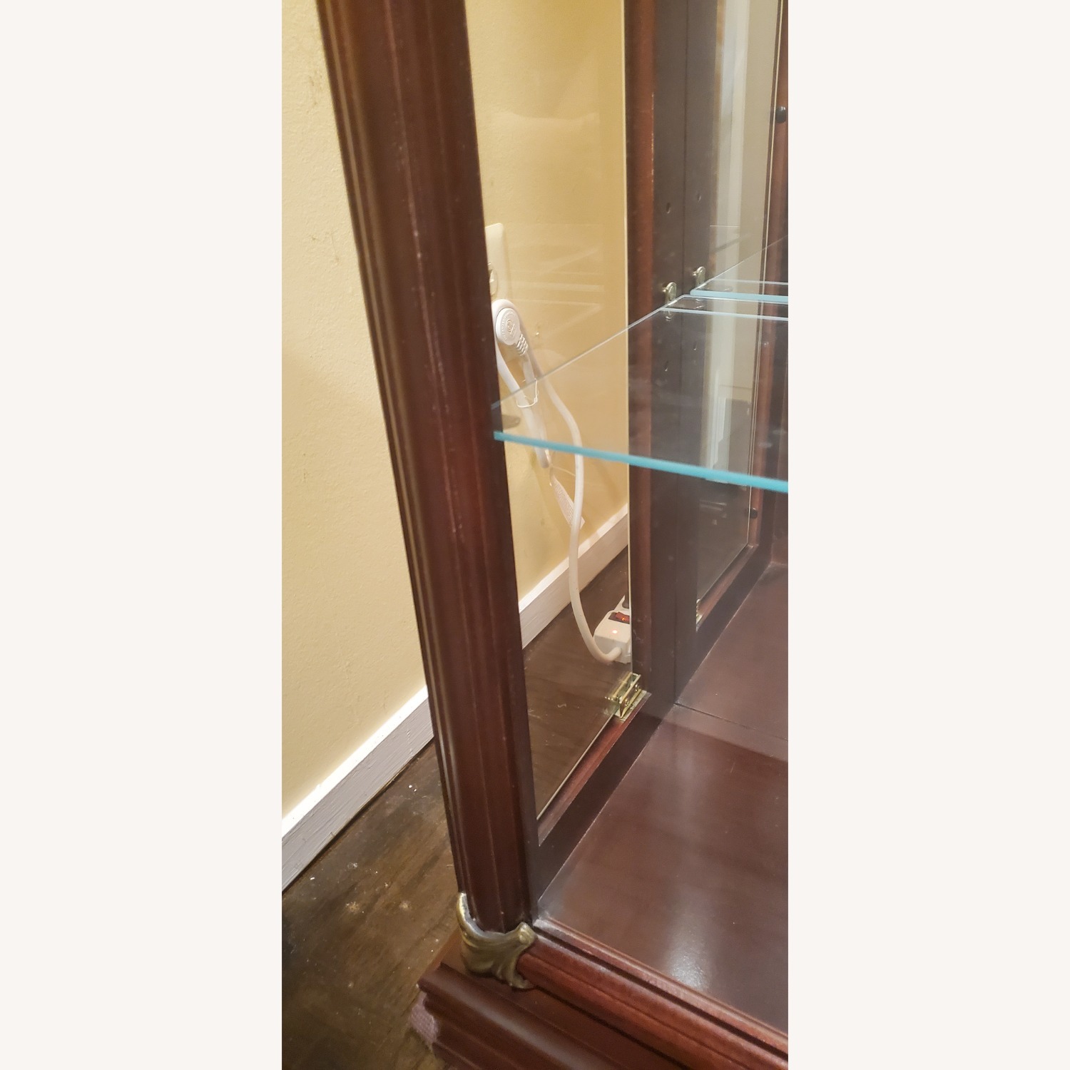 Tall Slim Curio China Display Cabinet - image-4