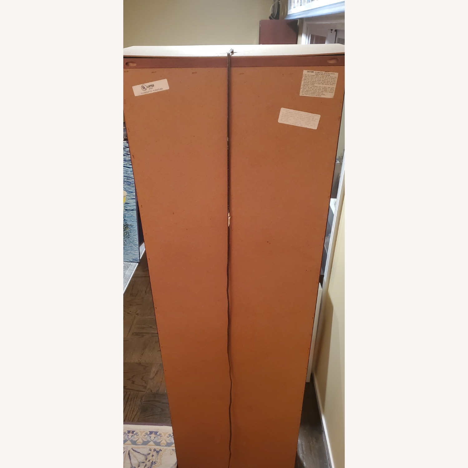 Tall Slim Curio China Display Cabinet - image-8