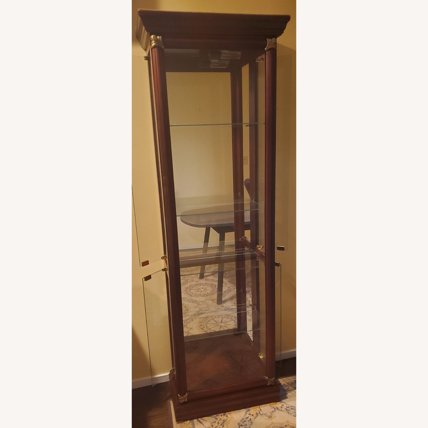 Tall Slim Curio China Display Cabinet - image-11