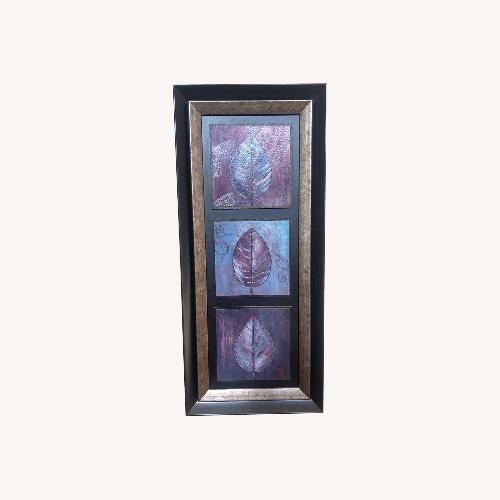 Used Set of 2, 3 Leaf Wall Decor for sale on AptDeco
