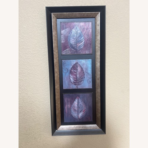 Used Set of 2, 3 Leaf Wall Decor for sale on AptDeco