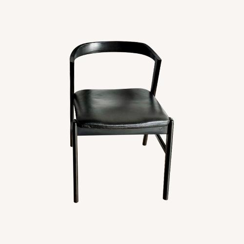 Used Jansen Side Chair in Pistel Leather for sale on AptDeco