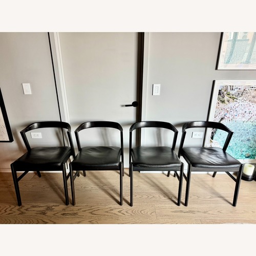 Used Jansen Side Chair in Pistel Leather for sale on AptDeco